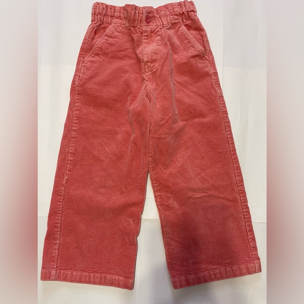 Polo Ralph Lauren girls Cropped corduroy Wide-leg Pants SZ 8